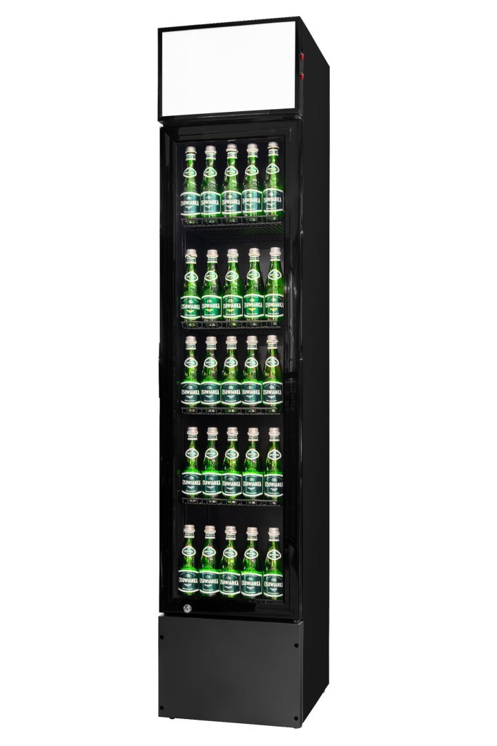 Szafa chłodnicza przeszklona czarna Resto Quality RQ216-BLACK